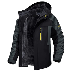 WINDBREAKER UND WASSERDICHTE JACKE in Schwarz