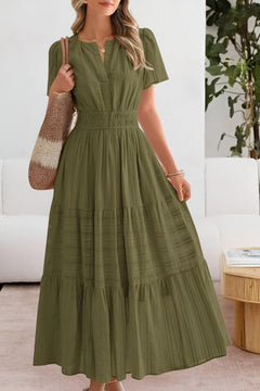 Sophie | Damen Maxikleid elegant für warme Tage in Grün