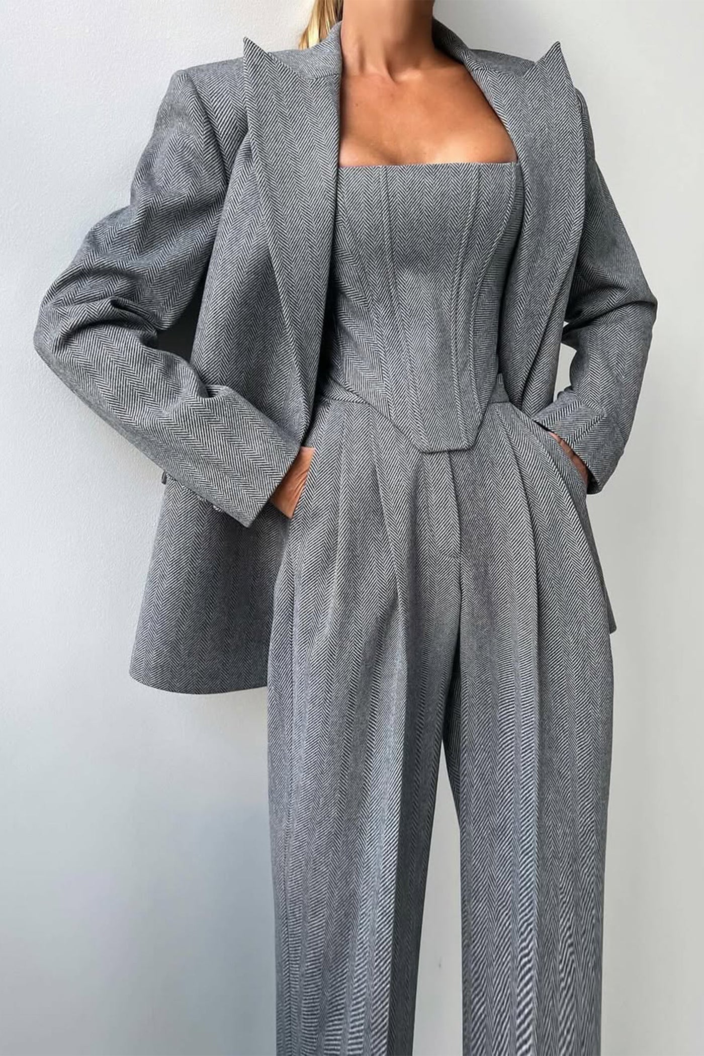 Dolce - Dreiteiliges Set mit Doppeljacke
