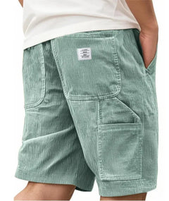 Lucas - Veredelte Cargoshorts in Hellgrün