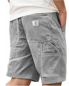 Lucas - Veredelte Cargoshorts in Grau