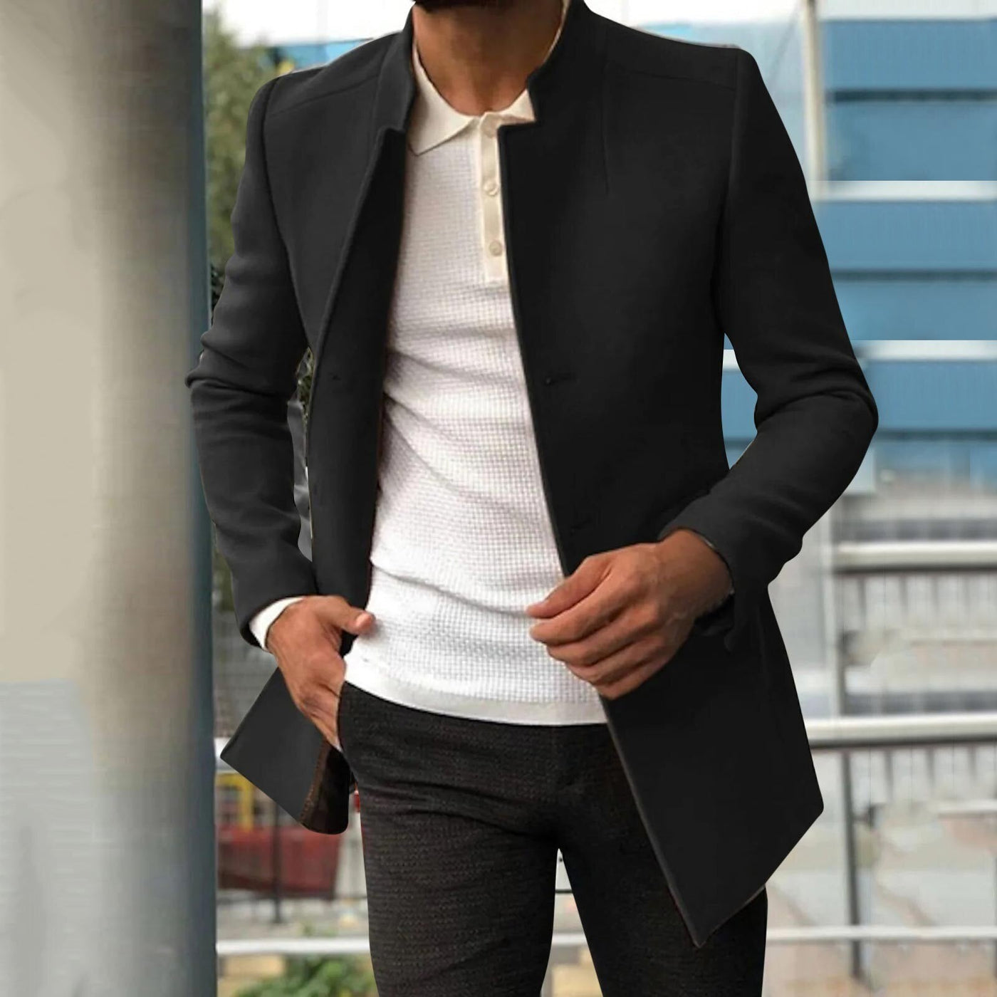 Eleganter Mantel für Männer