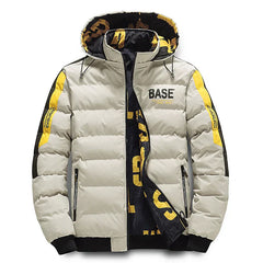 Stephen - Gesteppte Herren-Winterjacke in Khaki