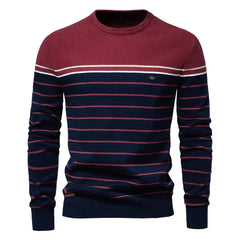 Pim | Robuster Herrenpullover in Rot