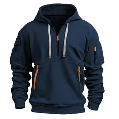 Daniel | Bequemer Hoodie in Marineblau