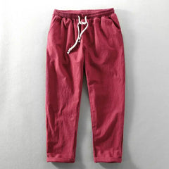 Boby - Drawstring-Sommerhosen in Rot