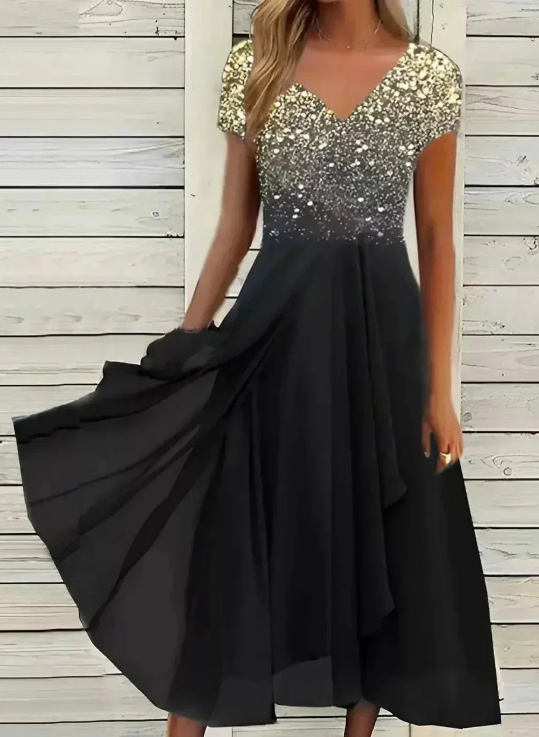 Caelina | Stilvolles Midi-Kleid