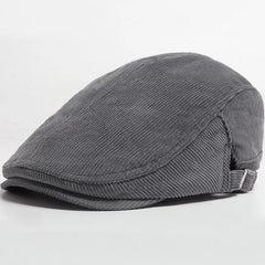 Beeckhoven™ | Stylish Corduroy Cap in Grau