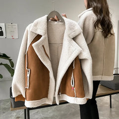 Sanna | Komfortable Softtouch-Winterjacke Damen in Mocha
