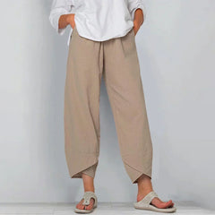 Matilda | Weite Hosen in Khaki