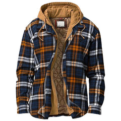 Artisan - Herrenjacke mit Kapuze in Blau