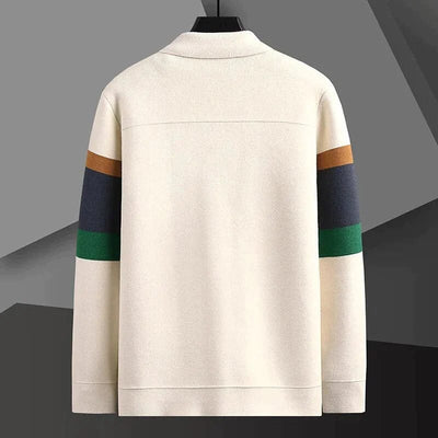 Geknöpfte Strickjacke mit Kragen für Männer
