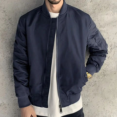 Solvex - Premium-Bomberjacke in Schwarz
