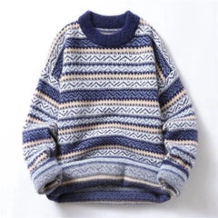 Anselmo - Warmer Damenpullover  - Gemütlicher Strickpullover Für Kalte Tage in Blau