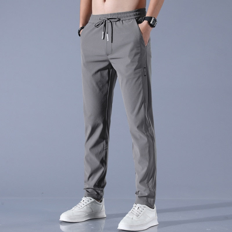 Dehnbare Kordelzug Hose für Herren
