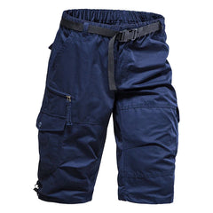 Nariko | elastische Cargo-Hose in Marineblau