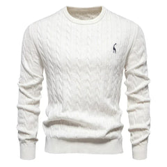 Moritz | Warmer Herrenpullover aus weichem Strick in Weiß