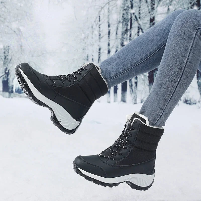 Damen Plateau-Schneestiefel | Lässig