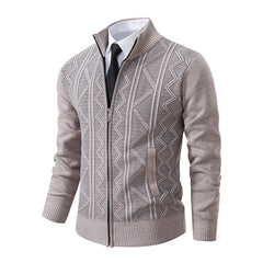 Sean - Strickjacke in Beige