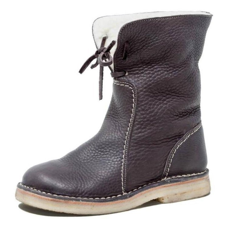Amanda – Winterstiefel im Vintage-Stil – Fellgefüttert