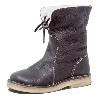 Amanda – Winterstiefel im Vintage-Stil – Fellgefüttert