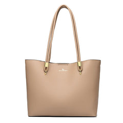 Maelie – Schultertaschen aus Leder in Beige