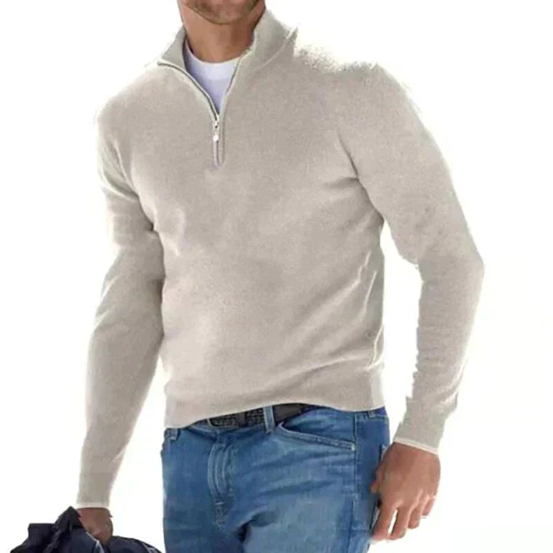 Ralf Polo - Modischer Reißverschluss-Pullover für Männer