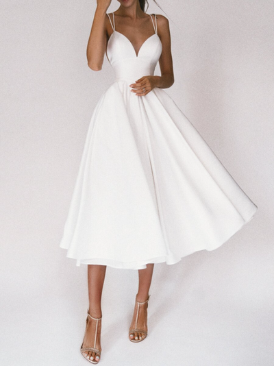 Kali - Elegantes Kleid mit V-Ausschnitt