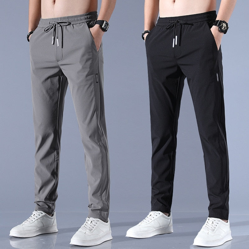 Dehnbare Kordelzug Hose für Herren