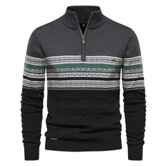 Herrenpullover mit Rundhalsausschnitt - PHILIP in Dunkelgrau