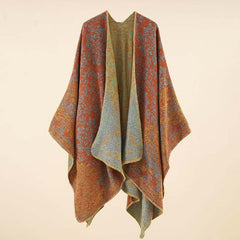 Silke | Kuscheliger Weicher Winterschal in Orange