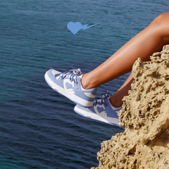 Edition - Herz-Dunks Turnschuhe in Blau