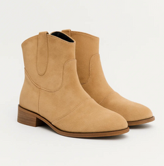 Linde | Wildleder Westernstiefel in Braun