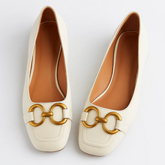 Novara | Elegante Luxus Loafers in Weiß