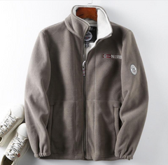 Norway™ - Premium Fleece Weste in Braun