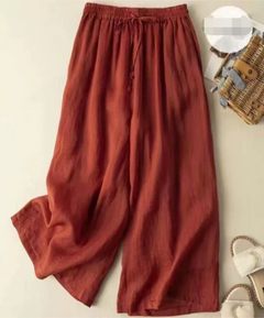 Nanette | Weites Bein Hose in Rot