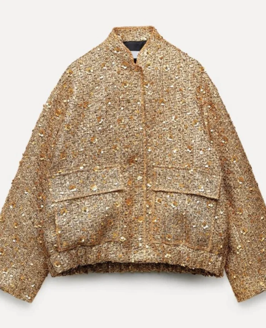 Zelma - Glitzer-Jacke - Dünne Jacke