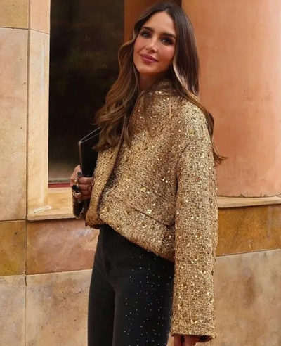 Zelma - Glitzer-Jacke - Dünne Jacke