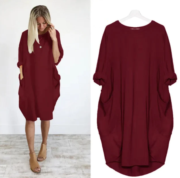 Renate® | Oversize-Kleid mit Taschen