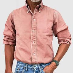 Karl™ | Klassisches Baumwollhemd in Rosa
