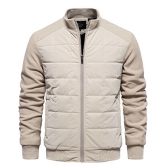 Victor - Gesteppter Wintermantel in Beige