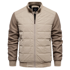 Victor - Gesteppter Wintermantel in Khaki