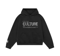 FEMMEHAUS CULTURE HOODIE in Schwarz