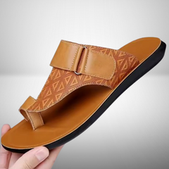 Callen Luxe™ | Nackte Leder-Sandalen in Braun (Fast ausverkauft!)