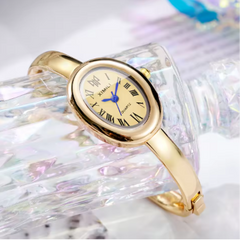 Valerie | Elegante Spangenuhr für Damen in Gold / Gold