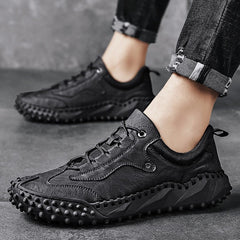 RalphMattew™ Kroko-Bequeme und stylische turnschuhe in Schwarz