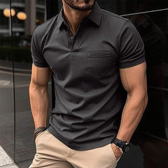 Beckham - Herren Polo‑Shirt in Schwarz