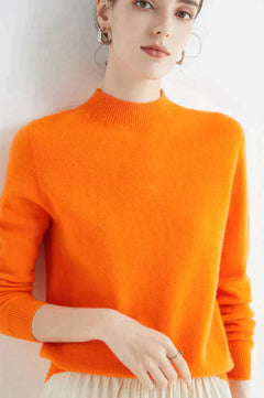 Wilhelmine - Lässiger Pullover in Orange