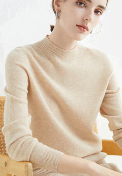 Wilhelmine - Lässiger Pullover in Beige