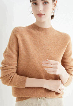 Wilhelmine - Lässiger Pullover in Hell orange